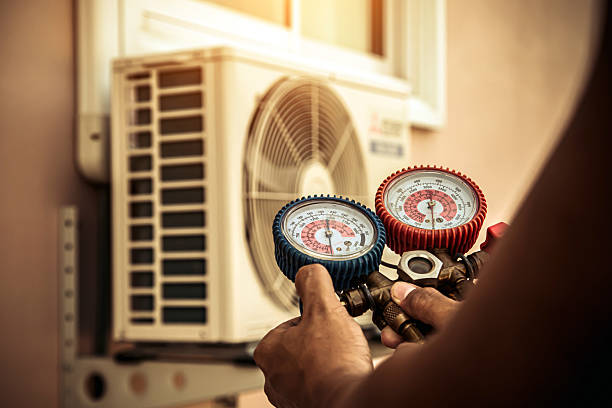 Professional Heat Pump Repair technician working in Colfax, CA